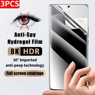 3Pcs Soft Privacy Hydrogel Film For TCL 60 60R 50 XE SE XL LE Pro NxtPaper 5G Anti Spy Peeping Scree