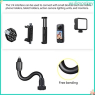 WU 20 31 41 51cm 17mm  Head Socket to 1 4 Screw Adapter Rod Mount Car Vent Phone Tripod Holder Actio