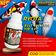 (RYOTA) Vitamin Probiotik Ikan Koi Kohaku Showa Slayer Import Pakan Ikan Koi Blitar Pelet Pellet Mak