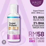 Clear Stock (Exp: 09/23) HAUS Skin - Super Potent AHA+BHA Exfoliating Lotion Chemical Exfoliator