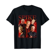 Men's cotton T-shirt High Quality cotton Buffy The Vampire Slayer Iconic Spike 90's Collage Poster T