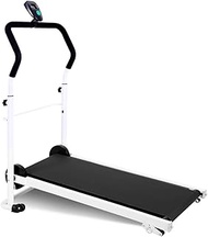 Running Machines Treadmill,Mechanical Treadmills for Home Foldable Simple Walking Machines for Exercise Adjustable Slope Running Exercise Machine