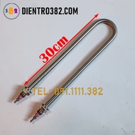 U đơn 4kw. Thanh nhiệt nồi phở Chữ U công suất 4kw chiều dài 30cm 40cm 50cm 65cm inox 304 điện áp 22