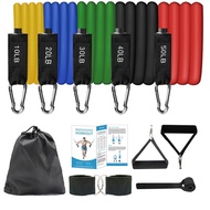 Tension Rope Tensioner Rope Resistance Set 150lbs Tension Elastic 11 Sports Fitness Equipment Set Y7