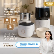 RAVELLE NOVE Digital Rice Cooker Low Carbo Less Sugar 1.8 Liter Rice (5 Liter) - Rice Cooker - Low W