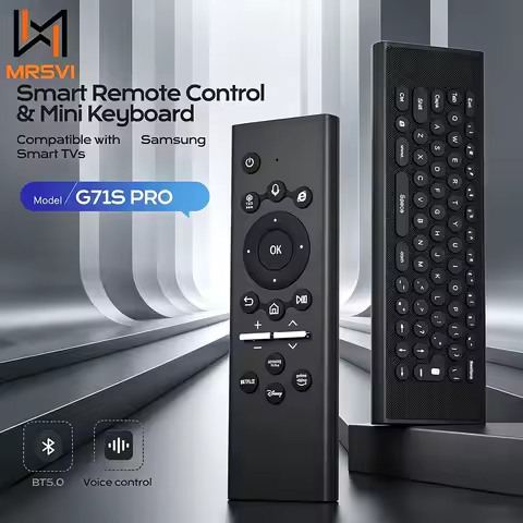 MRSVI G71 SPRO Smart Voice Remote BT5.0 Wireless Backlit Keyboard for Samsung Smart TV
