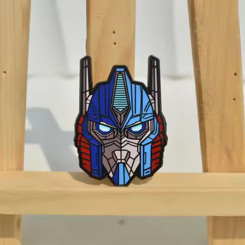 Transformers Optimus Prime Brooches Enamel Pins Cartoon Anime Badges Backpack Hat Shirt Lapel Pin Tr