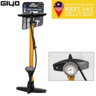 Giyo GF55 Road Bike MTB Floor Pump Multipurpose Pam Tayar Basikal Tire Meter Tyre Steel High Pressur