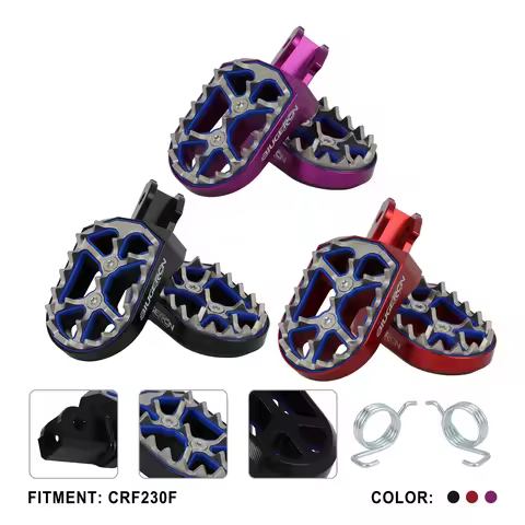 Motorcycle accessories Foot pegs Foot Rests Pedals For CRF 150F 230F 2003-2019 for Surron light bee 