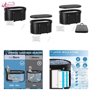 [Abbraccia] Ice Bath Tub Portable Bathtub Heavy Duty Bathing Tub Cold Plunge Tub Foldable
