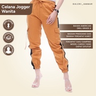 Jogger Cargo Buggy Long Pants Casual Side List for Contemporary Women By Galeri_ammar
