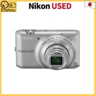 FromJapan[USED]Nikon digital camera COOLPIX S6400 touch-panel LCD optical 12x zoom Crystal Silver S6