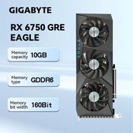 New Gigabyte Rx6750gre Eagle Graphics Card 10g With Three Fan Placa De Vídeo Gddr6 256 Bits Pcie 4.0