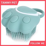 Molain Dog Cat Bath Brush Comb Silicone Rubber Dog Grooming Brush Silicone Puppy Massage Brush Hair 