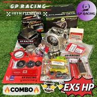 Combo EX5 HP Head Block Spec 53mm 56mm with head RACING valve Steel and cam RACING S4, CDI No Cut an