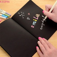 KEEPIN Blank Black Paper Pad 60 Page Stationery Gifts Painting Paper Black Paper Album DIY 16K 32K 5