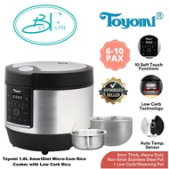 Toyomi 1.8L SmartDiet Micro-Com Rice Cooker with Low Carb Rice RC 9512LC