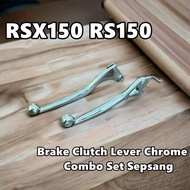 Brake Clutch Lever Chrome Honda RS150 RSX RSX150 BRAKE & CLUTCH LEVER SET ( CHROME ) Kiri + Kanan WI
