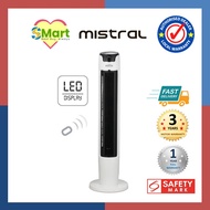 Mistral Tower Fan with Remote Control [MFD4880R] LED Display 12 Hr Timer *3 Yr Motor Warranty*