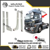 NISSAN UD QUON NISSAN CD4 CHROME SLEEP DOOR GARNISH(REAR PILLAR COVER) SET