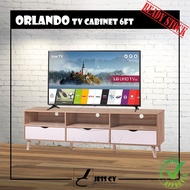 ORLANDO TV Cabinet / TV Console / Living Room / Simple Scandinavian / TV Rak / 6 Feet / JESS CY