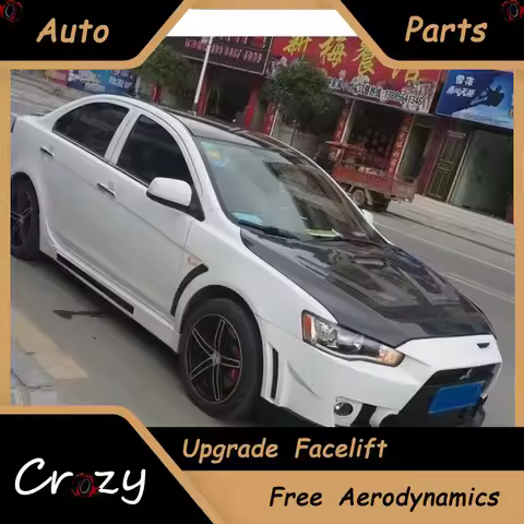 Fit For Mitsubishi Fq400 Body Kit Fq Front Rear Bumper Side Skirts Lancer Battle Version Full