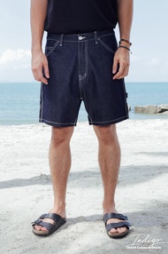 Simple&Raw - กางเกงยีนส์ SK858 Carpenter Shorts (Indigo)
