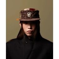 [GUBAN] AC-S59 Official Distribution 6cRAyon Pillbox Cap Retro Stitching Ancient Cloth