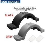 【Sell-Well】 1PCS Ego Trailer Plastic Trailer Mudguard Pair Black 13- 14 - 15 Wheels W/ Mudflap Fende