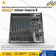 Mixer Audio Ashley Macro 8 / Ashley Macro8 Original 8 Channel New