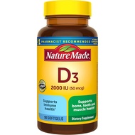 NatureMade Vitamin D32,000IU (50mcg), Vitamin D Supplement, Support Teeth and Immune Health, 90 Soft