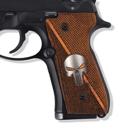 Mammoth Beretta 92/96 Full Size Wood Grips, Super Quality CNC/Handcrafted Hybrid Punisher Gun Grips 