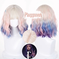 Wednesday Season 2 Enid Sinclair Cosplay Wig 36cm Dyed Wave Heat-Resistant Synthetic Hair