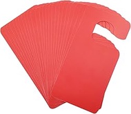 GLOBLELAND 30Pcs Plastic Door Knob Hangers Signs PVC Blank Door Signs Do Not Disturb Door Hanger Sig
