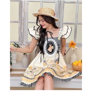 BLT Brand: Sunflower Pattern Rabbit Dress SZ.S New Hanging Sign