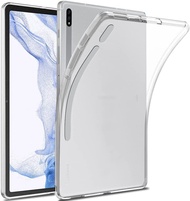 โค๊ทลด11บาท เคส เคสตั้งได้ แบบนิ่ม ซัมซุง แท็ป เอส7พลัส / เอส7พลัส / เอส8พลัส Silicone Soft Case For Samsung Galaxy Tab S7+ / S7 FE / S8+ (12.4)