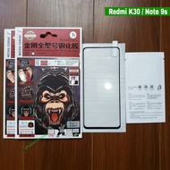 Redmi K30 / K30 5G / Note 9s tempered glass shares Kingkong Full screen brand
