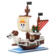 MACTANO Anime One Piece Luffy Going Marry Pirate Boat Building Set, Pirate Ship Micro Mini Block Mod