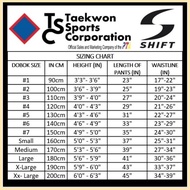 ۞ ✌ ♒ SHIFT TAEKWONDO TRAINING UNIFORM BASIC (DOBOK) PTA