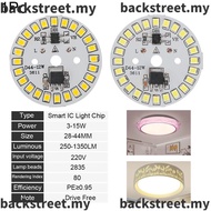 BS 1Pc LED Chip Warm White/White 15W 12W 9W 7W 6W 5W 3W Smart IC Driver Light Plate