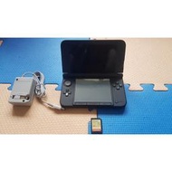 *售3DS LL 藍色機(已改機.內建遊戲) 贈送32G卡(內附遊戲)  8成新