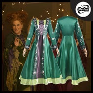 Printing Skirt Adult Winifred Sanderson Witch Costume Deluxe Hocus Pocus Plus Size  Woman Costume - 