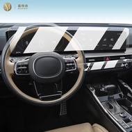 For Kia Sorento X-Pro SX 2024 Car LCD screen anti fingerprint matte TPU transparent film car navigat