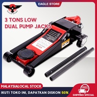 【Limited Offer】Heavy Duty 3 Ton Floor Jack Hydraulic Floor Jek Kereta Jet Car Vehicle Van 3Ton Jack 