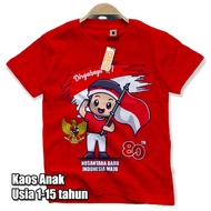CHILDREN'S T-SHIRTS FOR AUGUST 17TH, RI INDEPENDENCE, AGES 1-15 YEARS