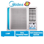 Midea Window Air Conditioner (2.5HP) Self Evaporative System AirCon MWF-24CMN1