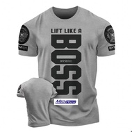 tshirt fitness sportswear fitted summer gym men women dryfit easy care printed breathable meditech