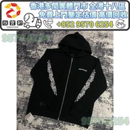 Chrome Hearts克羅心 克羅心衣服 克羅心外套 CH服裝 Floral Sleeve Zip‑Up Hoodie黑色花臂拉鏈開衫 外套 名牌衣服 愛馬仕（Hermès） 牛仔外套 長衫 DI