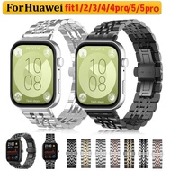Luxury Classic Stainless Steel Strap For Huawei Watch Fit 5 Strap Metal Huawei watch Fit 5 pro Strap