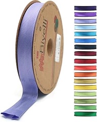 Fold Satin Bias Tape - 99+ Colors - 3/4 Inches Wide - 27 Yards - Fold Satin Binding Bias Ribbon Fabr